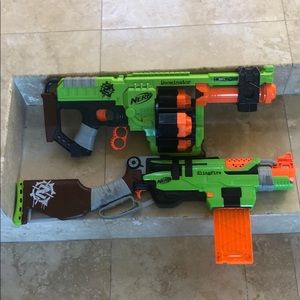 2 Zombie Nerf Guns